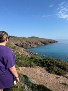 Coaching of retraite op Sardinie.