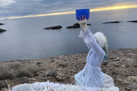 Transformatie reis met lucht element.